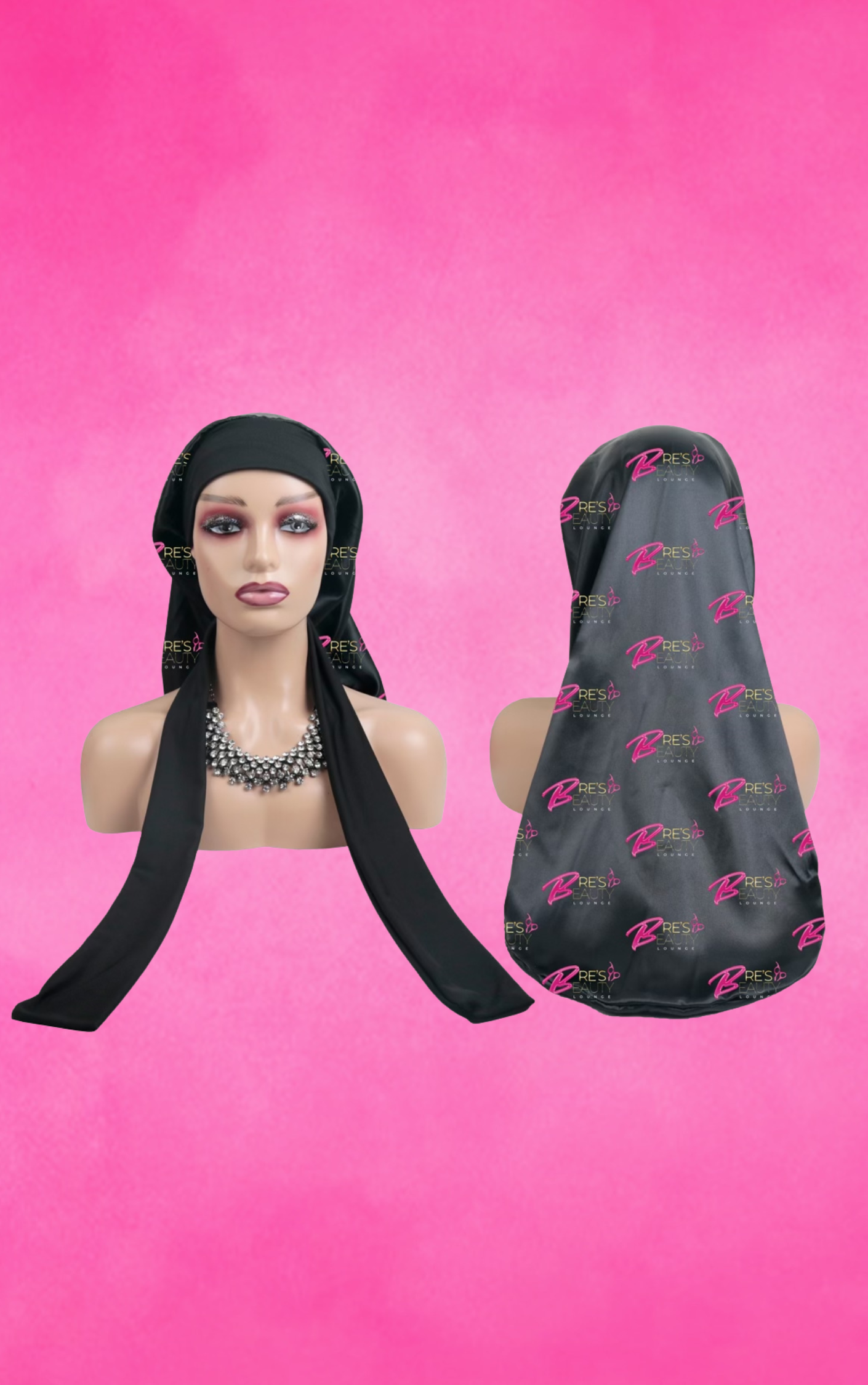 Luxury Satin Braid bonnet
